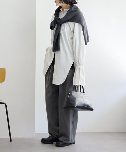 《本革/2way》雙口袋波士頓包S