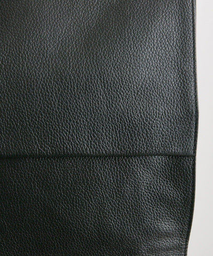 《本革/A4尺寸適用》皮革翻蓋雙肩包