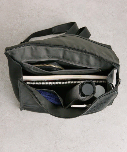 《本革/A4尺寸適用》皮革翻蓋雙肩包