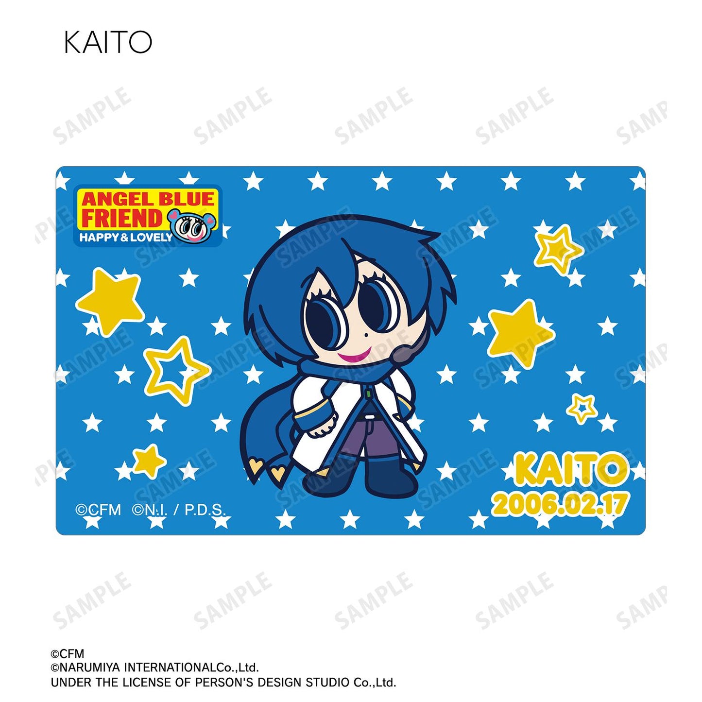 《初音未來》_ANGEL BLUE聯名 全新繪製 交易卡貼紙（單品/全套BOX）【BOX/12包入】