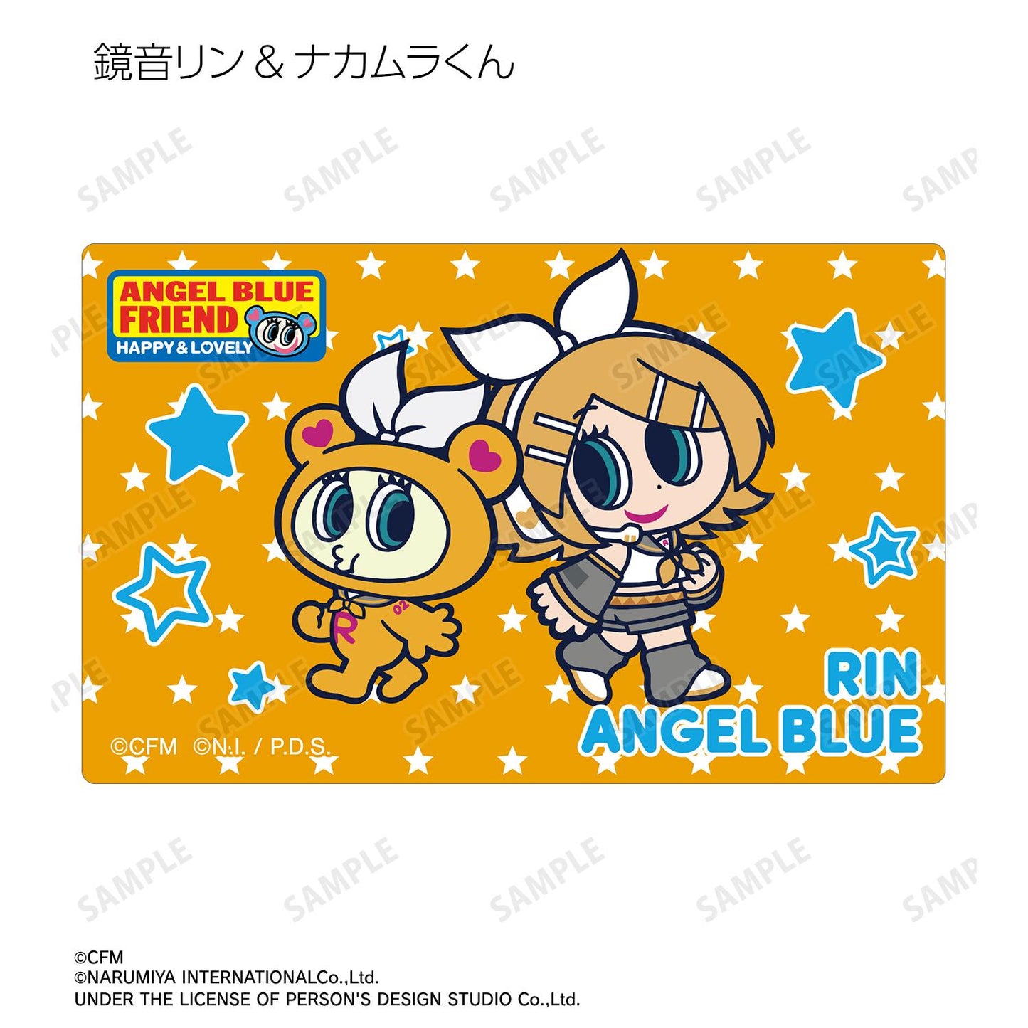 《初音未來》_ANGEL BLUE聯名 全新繪製 交易卡貼紙（單品/全套BOX）【BOX/12包入】