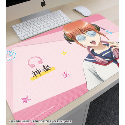 3年Z組銀八老師 新繪 神樂 耳機版 多功能桌墊