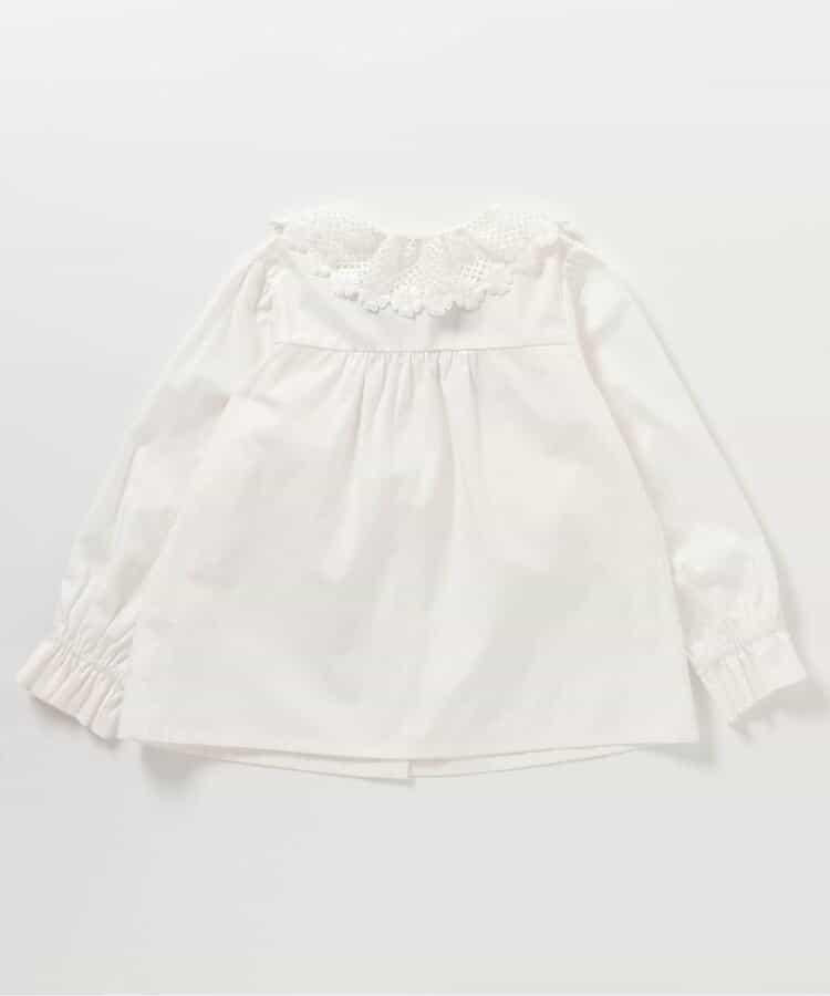 蕾絲領結飾襯衫