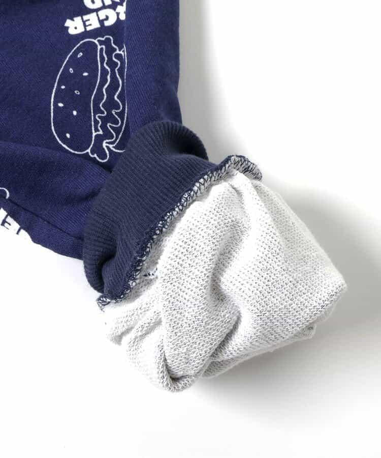 美式餐廳風格印花針織長褲 10分丈