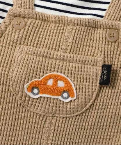 揹帶褲風格連體衣