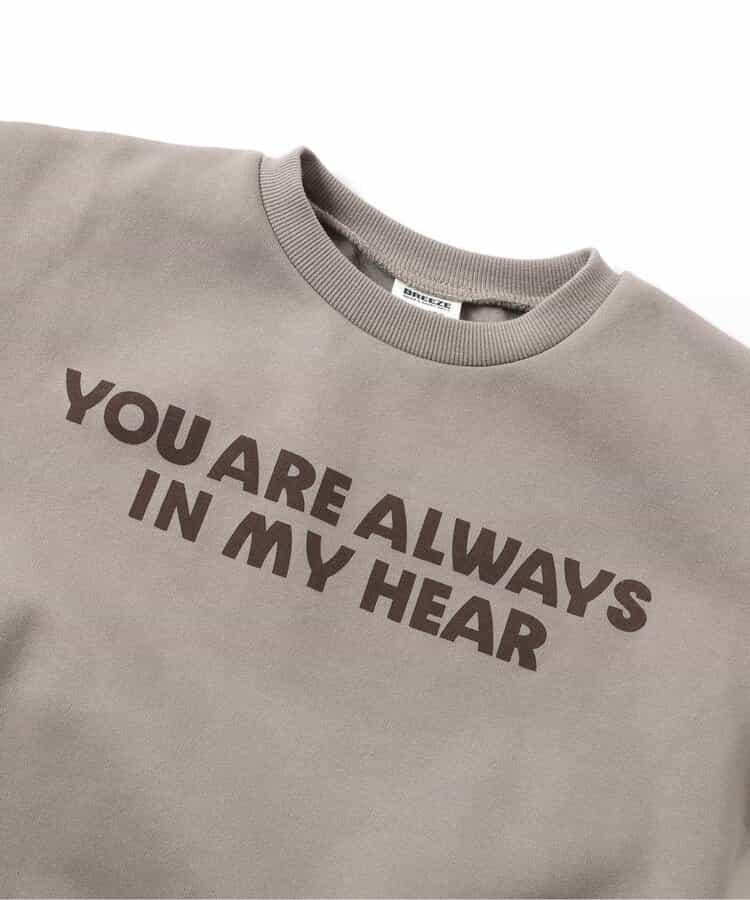 袖部提花人造毛絨拼接衛衣