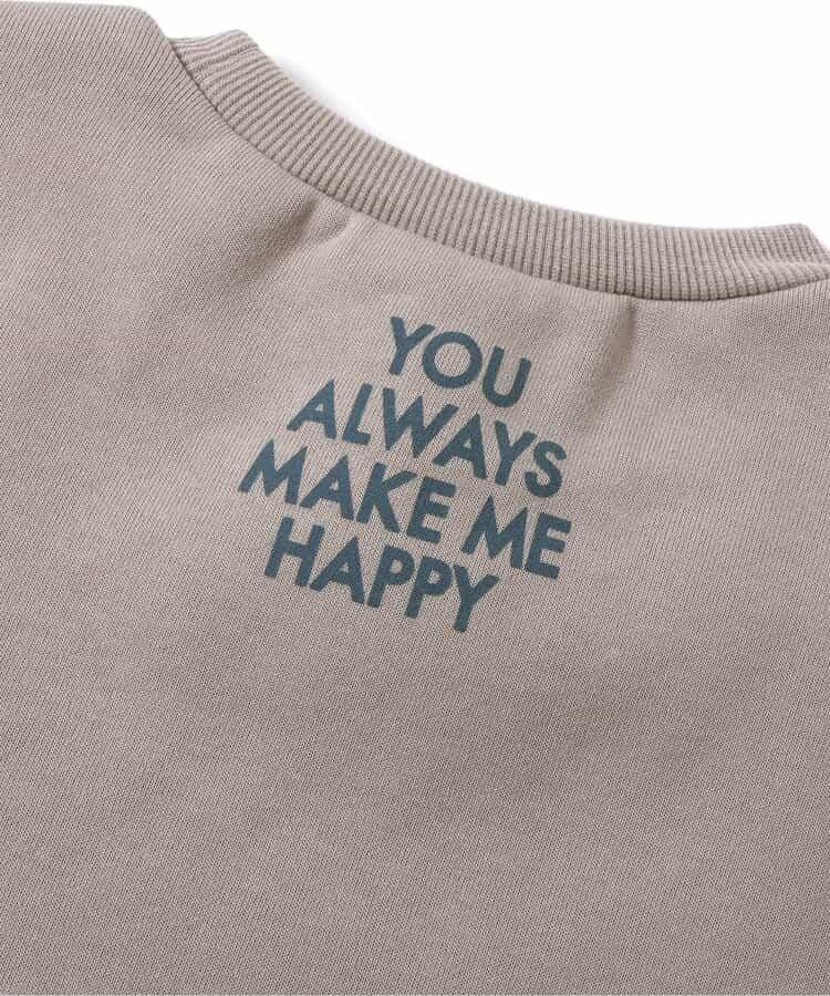 袖部提花人造毛絨拼接衛衣