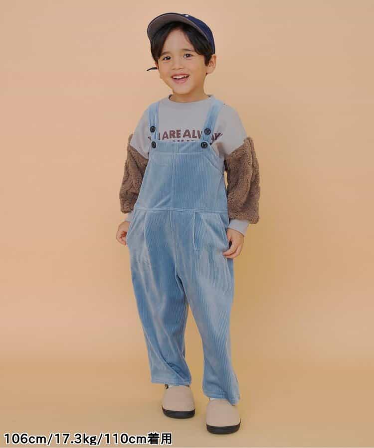 袖部提花人造毛絨拼接衛衣