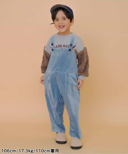 袖部提花人造毛絨拼接衛衣