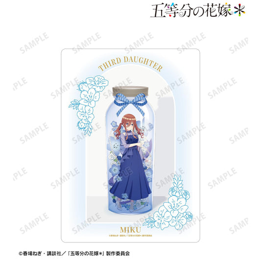 《五等分的新娘》＊_新繪中野三玖植物標本風A5硬質保護殼