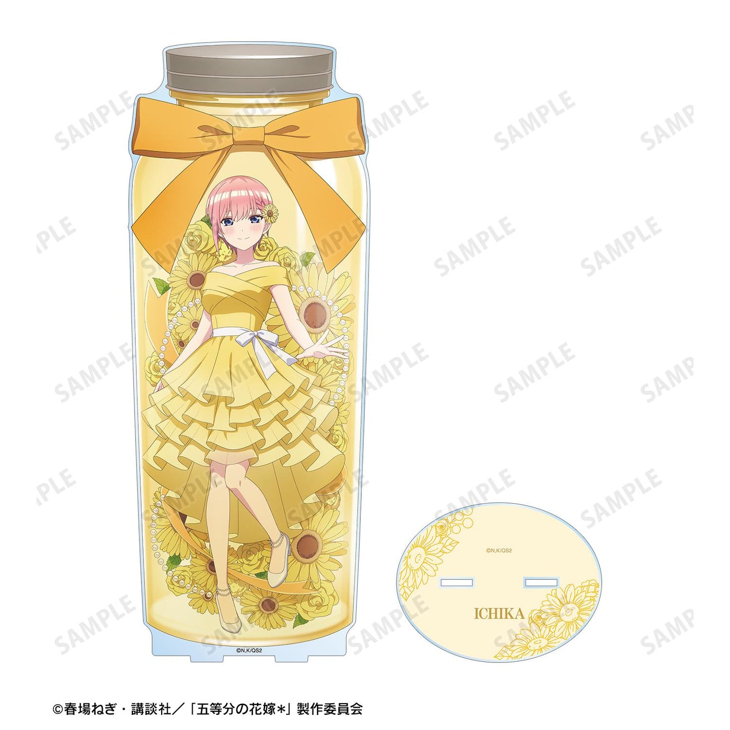 《五等分的新娘》＊_新繪中野一花植物標本ver.特大亞克力立牌