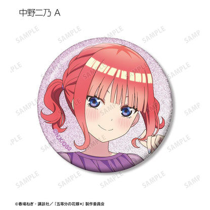 《五等分的新娘》＊_新繪插畫 乾花瓶ver. 盲盒閃粉徽章（單品/全套BOX/10包入）