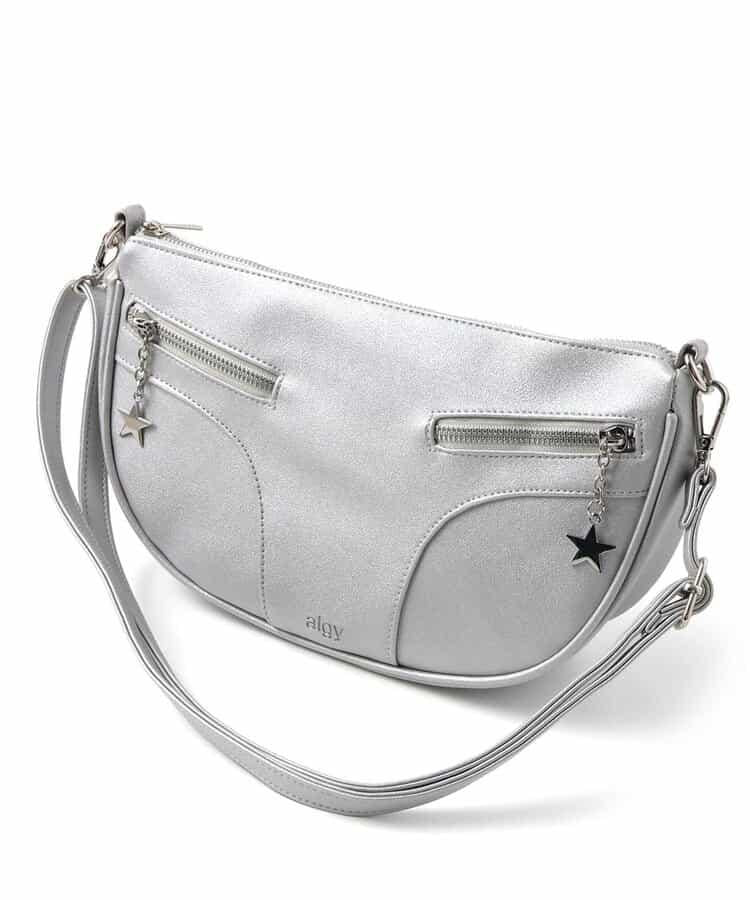 拉鍊設計單肩包