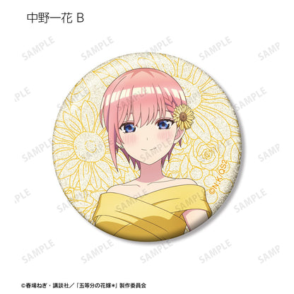 《五等分的新娘》＊_新繪插畫 乾花瓶ver. 盲盒閃粉徽章（單品/全套BOX/10包入）