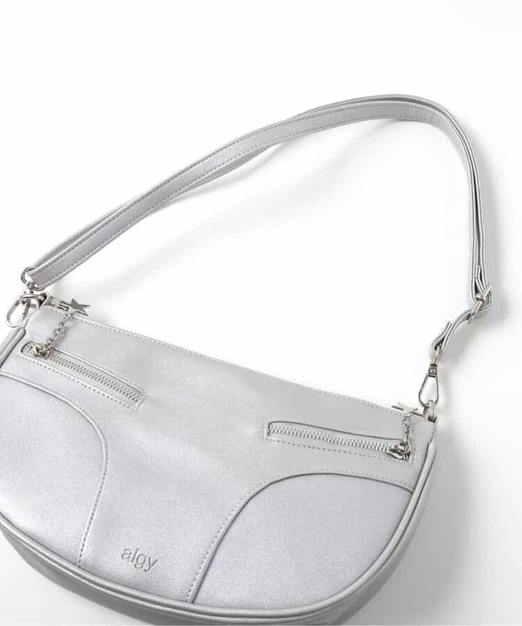 拉鍊設計單肩包