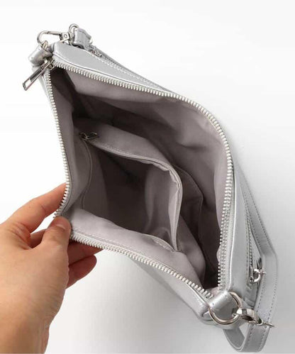 拉鍊設計單肩包