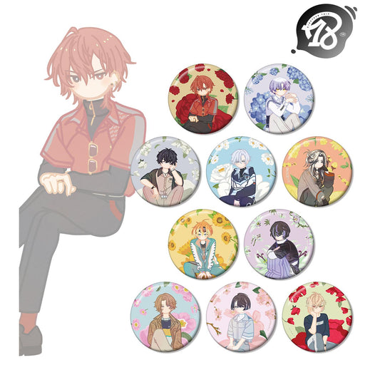 18TRIP_隨機 Botania 金屬徽章 ver.A（單品/全套BOX）【全套BOX/10個裝】