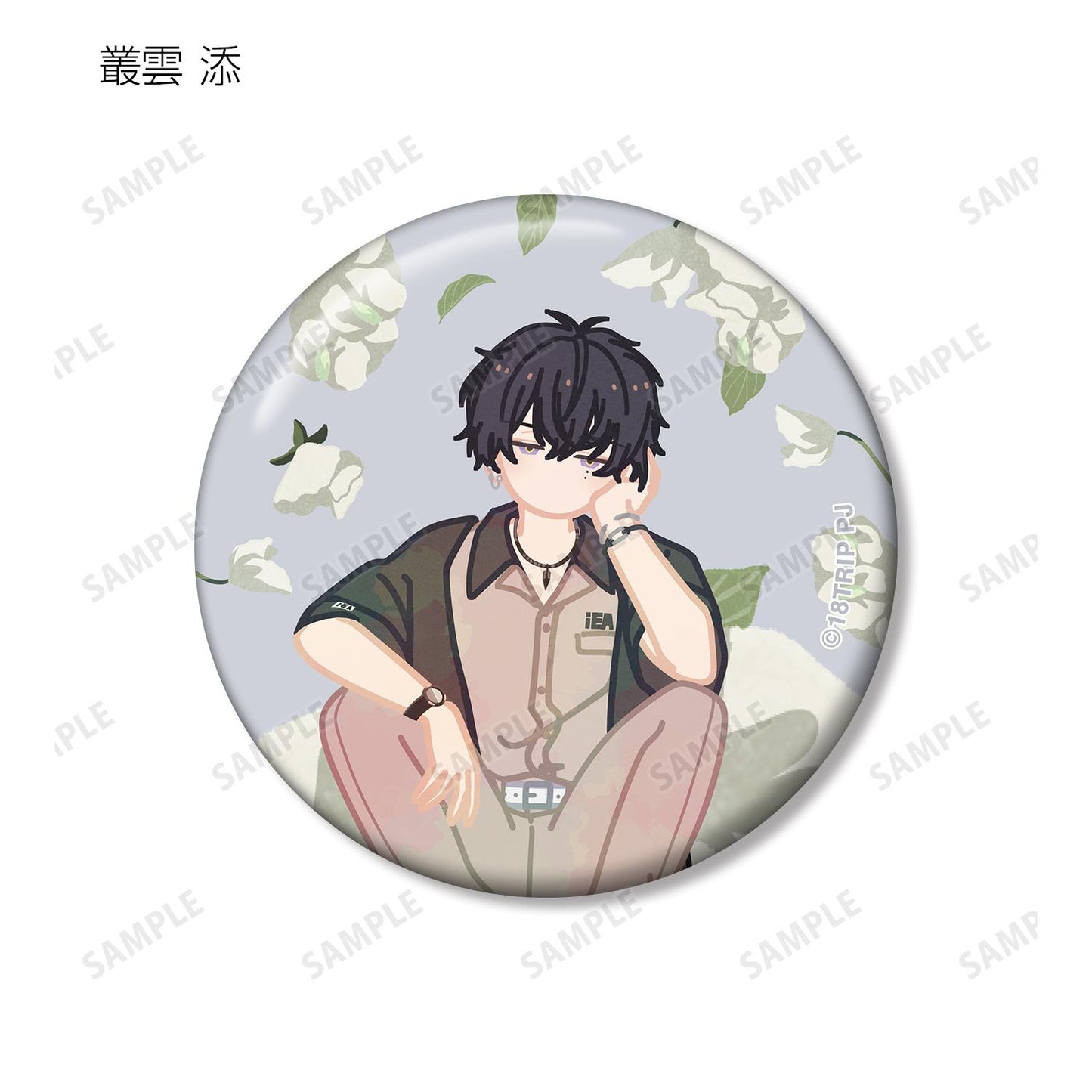 18TRIP_隨機 Botania 金屬徽章 ver.A（單品/全套BOX）【全套BOX/10個裝】