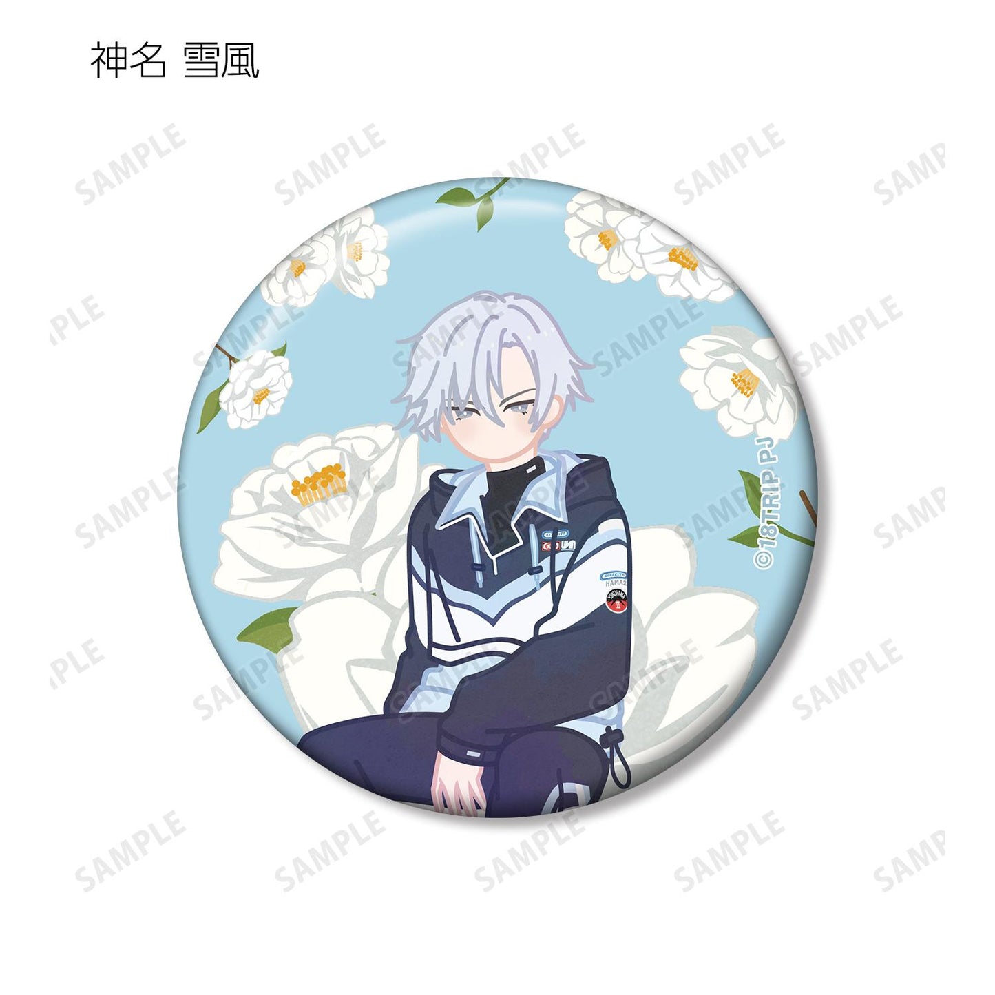 18TRIP_隨機 Botania 金屬徽章 ver.A（單品/全套BOX）【全套BOX/10個裝】