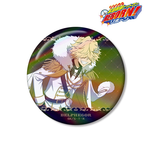 《家庭教師HITMAN REBORN!》_新繪製 貝爾菲戈爾（10年後）白色服裝ver. 75mm炫彩徽章
