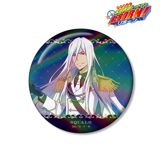 《家庭教師HITMAN REBORN!》全新繪製 斯佩爾比·斯誇羅（十年後）白色服裝版 75mm炫彩徽章