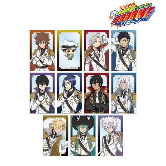 《家庭教師HITMAN REBORN!》全新繪製白色服裝版 便攜式透明收藏卡（單位/全套BOX）【BOX/內含11包】