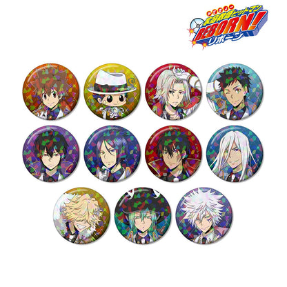 《家庭教師HITMAN REBORN!》全新繪製 白色服裝ver. 交易全息徽章（單位/全套BOX）【BOX/11包入】