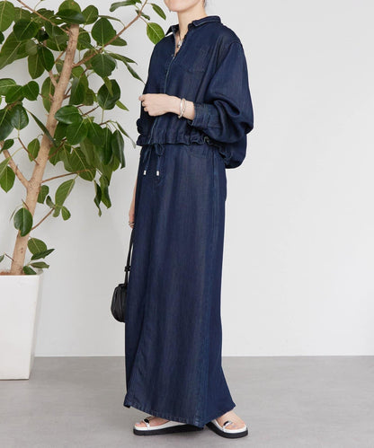 《近日開始》牛仔修身半身裙