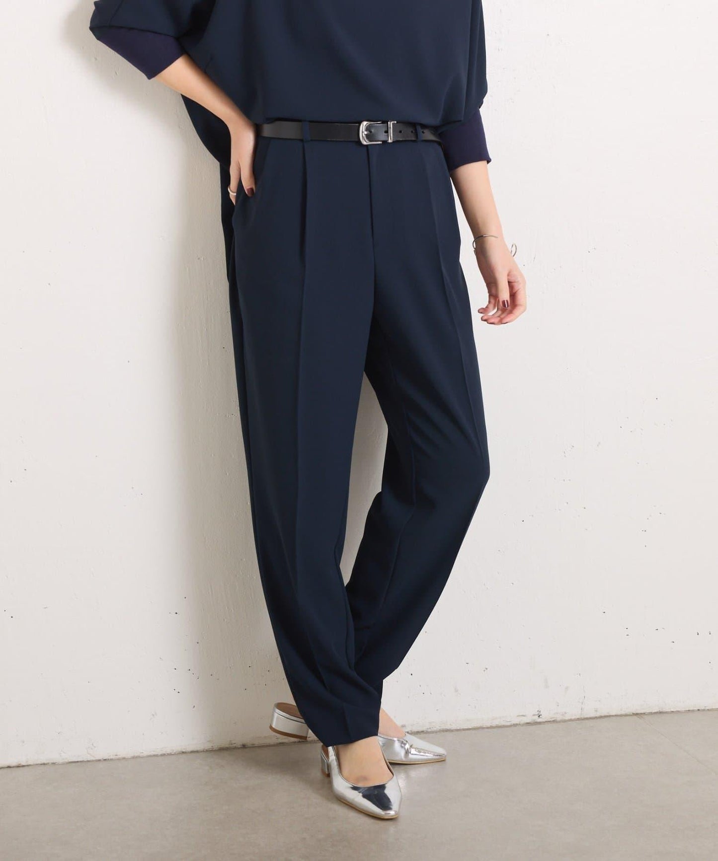 【減重3kg褲/復刻版】針織修身錐形褲/禮服