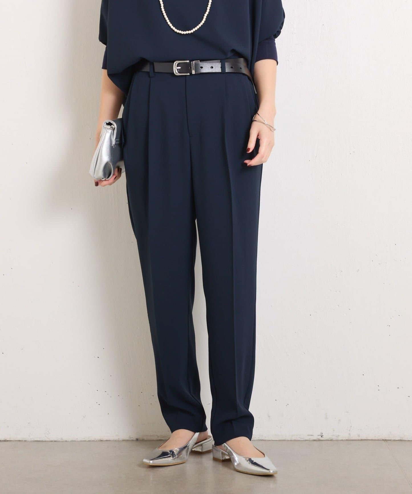 【減重3kg褲/復刻版】針織修身錐形褲/禮服