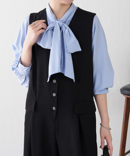 【顯瘦】馬甲連體褲/禮服