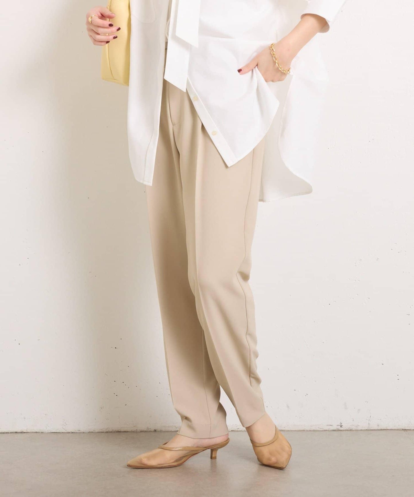 【減重3kg褲/復刻版】針織修身錐形褲/禮服