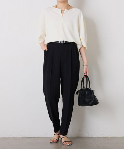 【減重3kg褲/復刻版】針織修身錐形褲/禮服