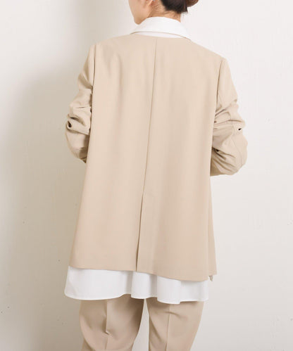 【新色上市/復刻】針織無領雙排扣夾克/禮服
