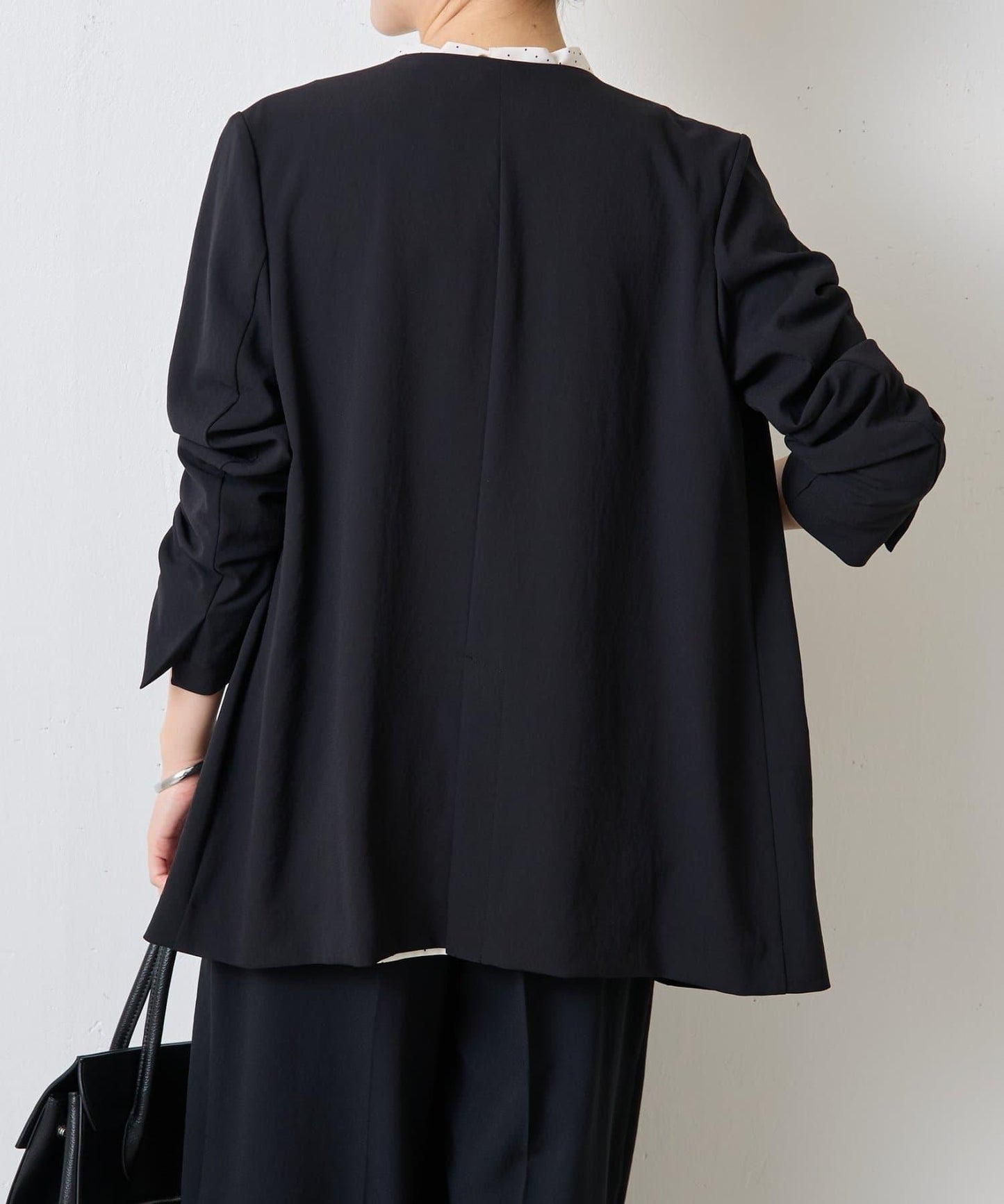 【新色上市/復刻】針織無領雙排扣夾克/禮服