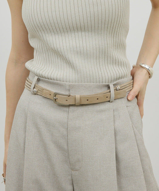 點綴裝飾釦皮帶