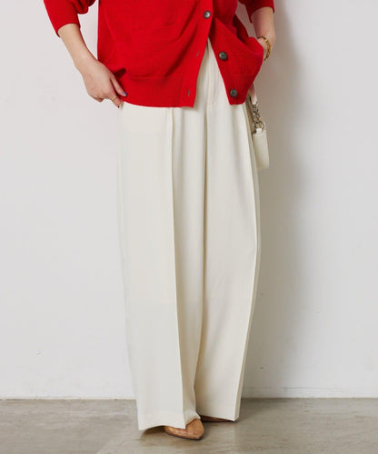 【高機能/とろみパンツ/マイナス3kg/5サイズ展開】ジャージワイドパンツ