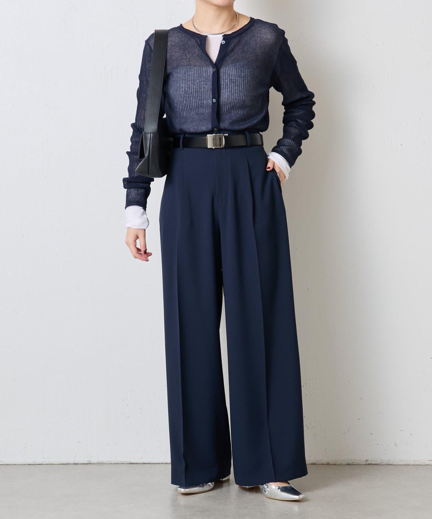 【高機能/とろみパンツ/マイナス3kg/5サイズ展開】ジャージワイドパンツ