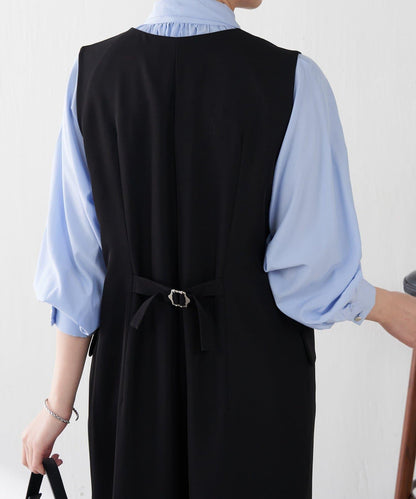 【顯瘦】馬甲連體褲/禮服