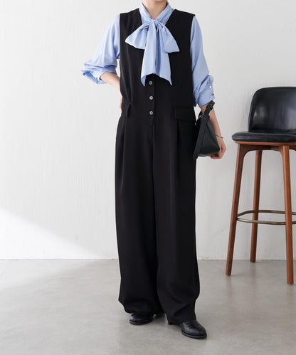 【顯瘦】馬甲連體褲/禮服