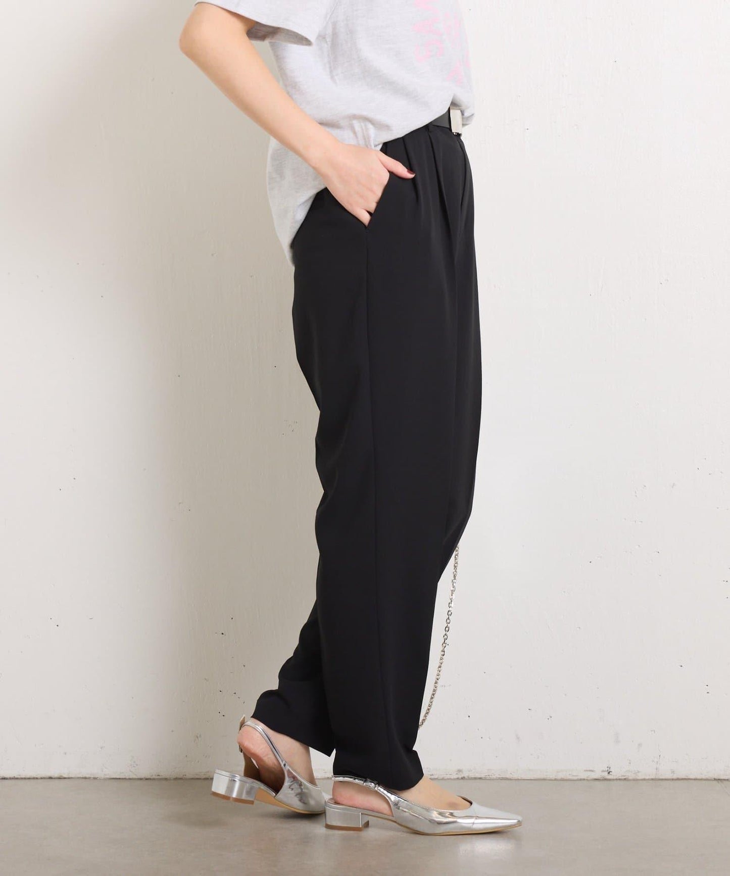 【減重3kg褲/復刻版】針織修身錐形褲/禮服