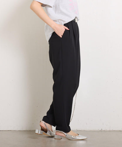 【減重3kg褲/復刻版】針織修身錐形褲/禮服