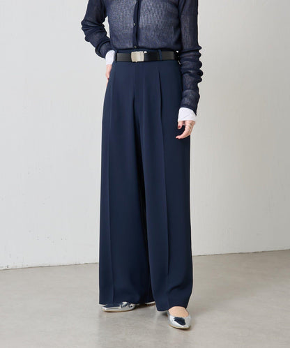 【高機能/とろみパンツ/マイナス3kg/5サイズ展開】ジャージワイドパンツ