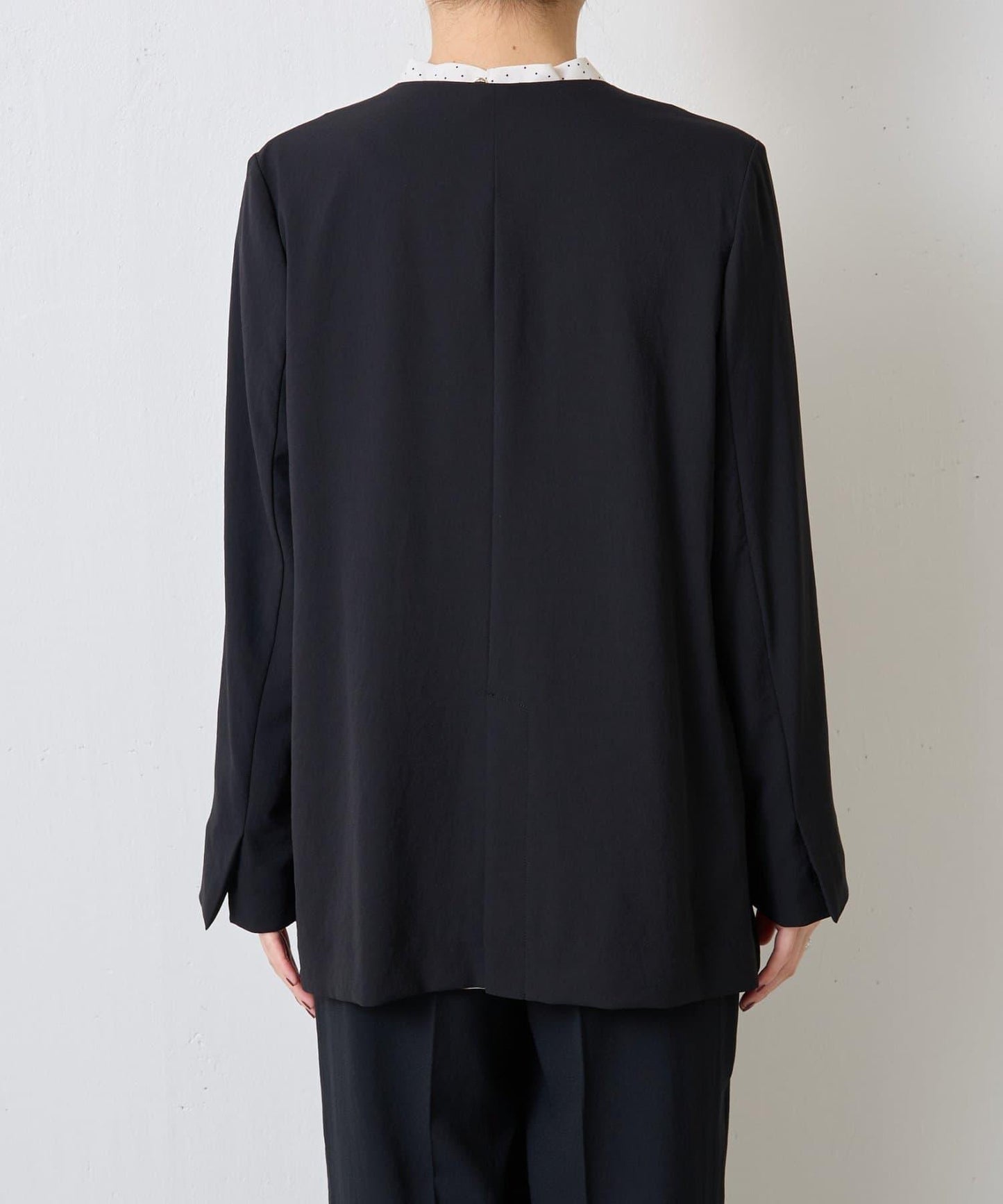 【新色上市/復刻】針織無領雙排扣夾克/禮服