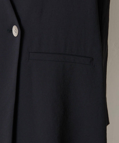 【新色上市/復刻】針織無領雙排扣夾克/禮服