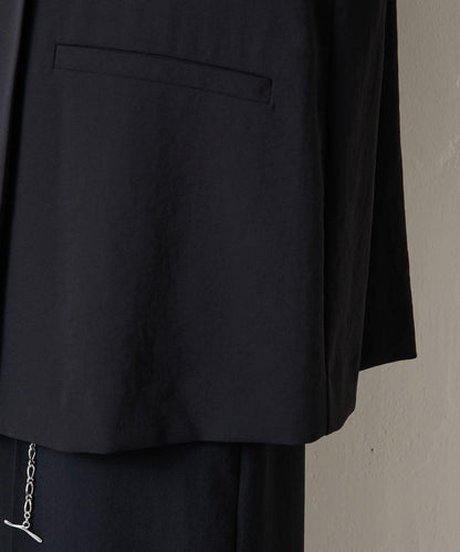 【新色上市/復刻】針織無領雙排扣夾克/禮服