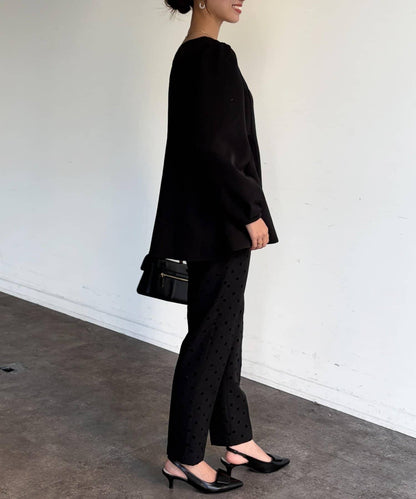 【可用於正式場合】荷葉邊上衣