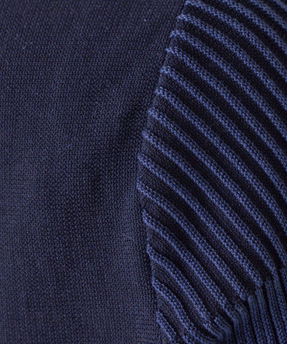 荷葉邊拼接連衣裙