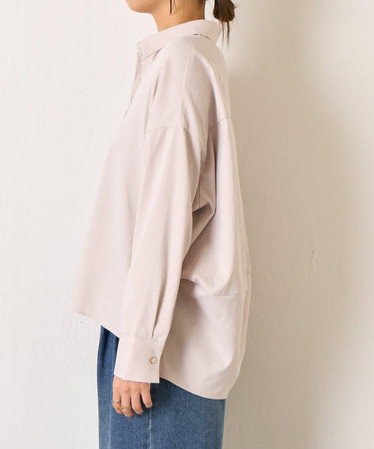 袖釦開襟襯衫