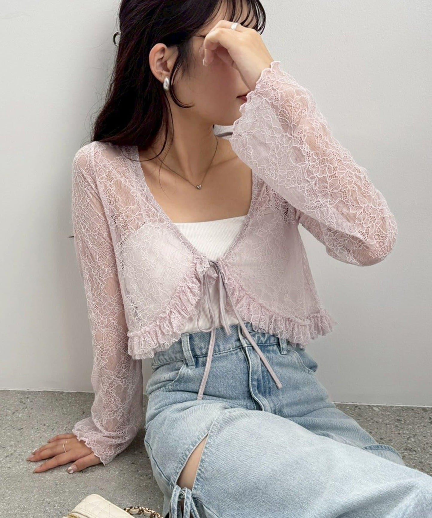 【one after another】蕾絲開衫